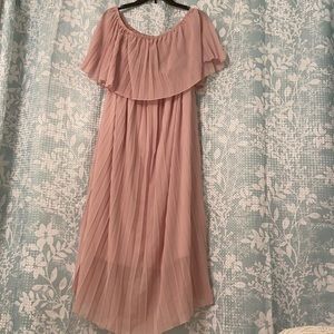 NEVER WORN SHEIN Off Shoulder Pleated Dress